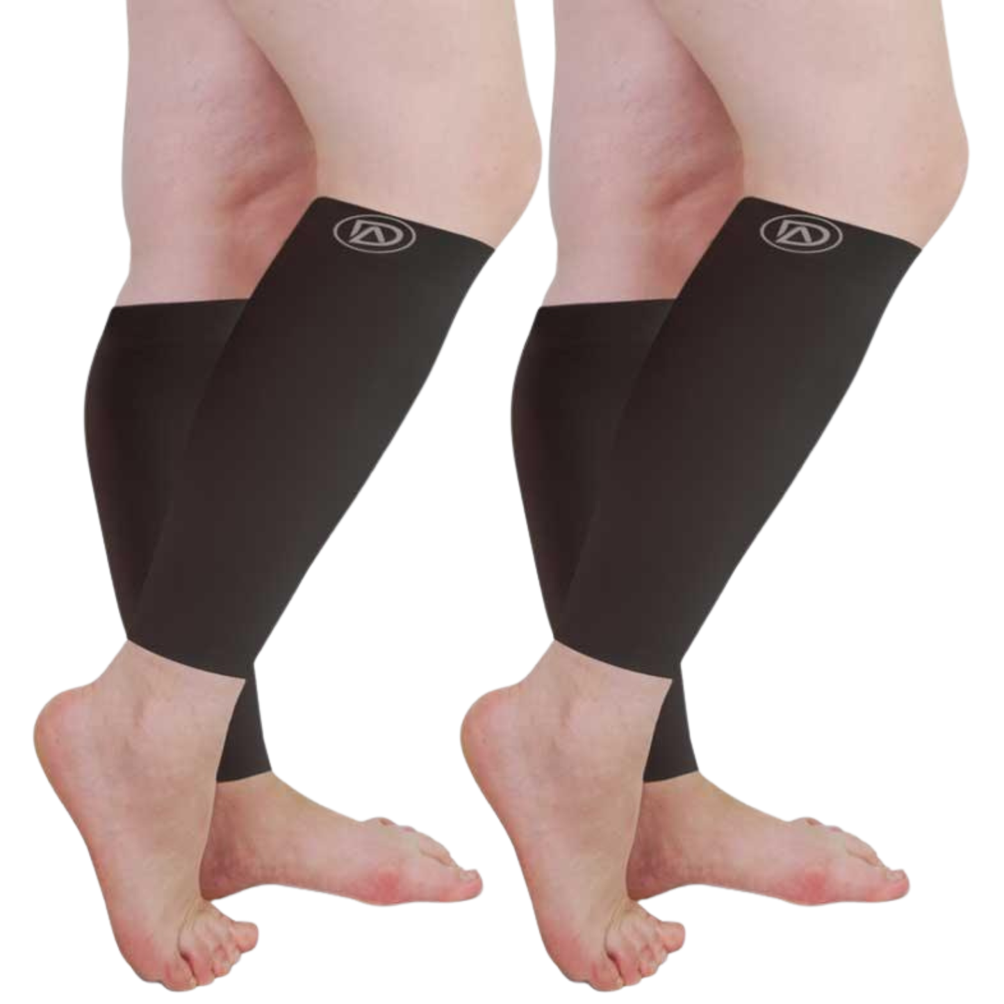 Plus Size Wide Calf Compression Sleeves 20–30 mmHg Multipack (2 Pairs)