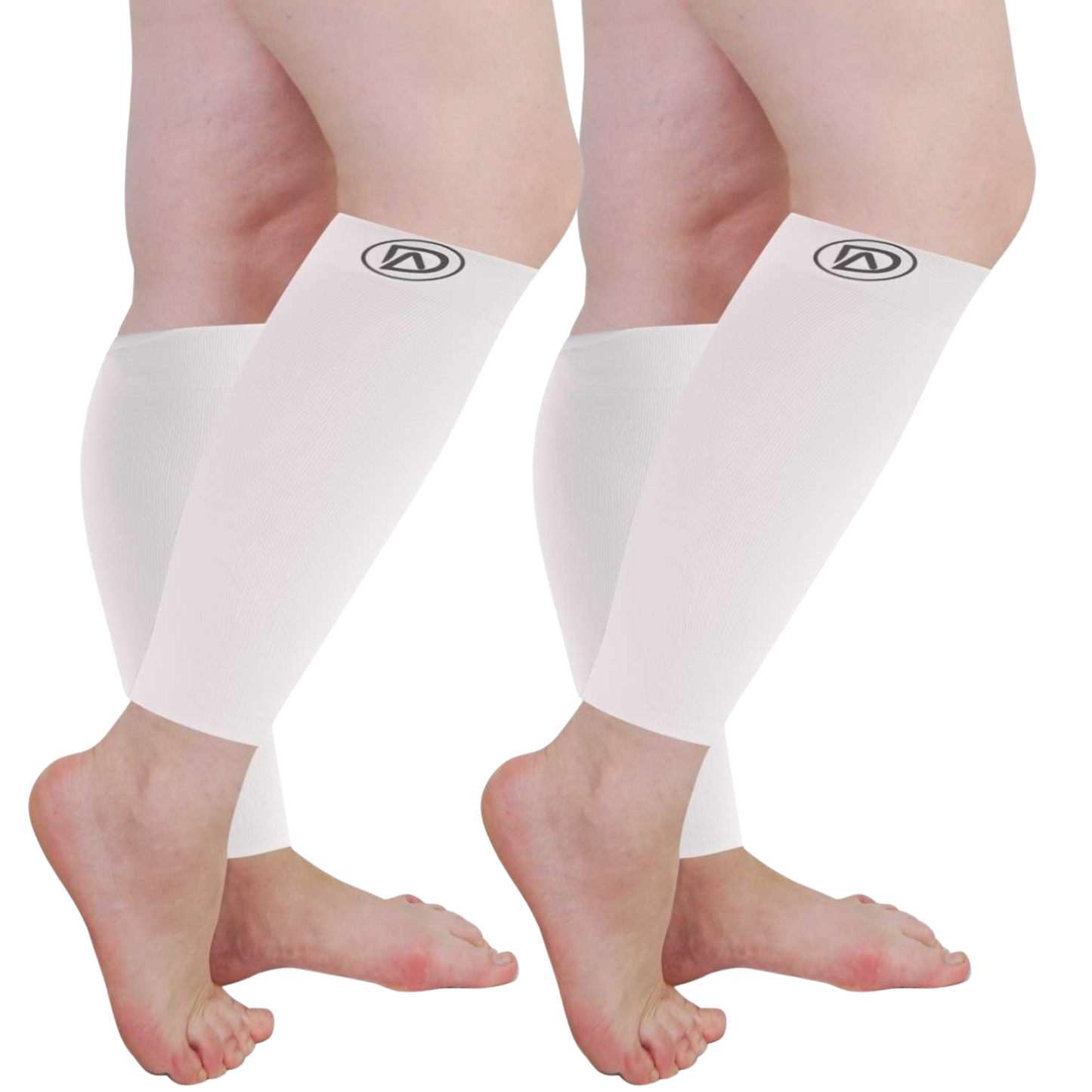 Plus Size Wide Calf Compression Sleeves 20–30 mmHg Multipack (2 Pairs)