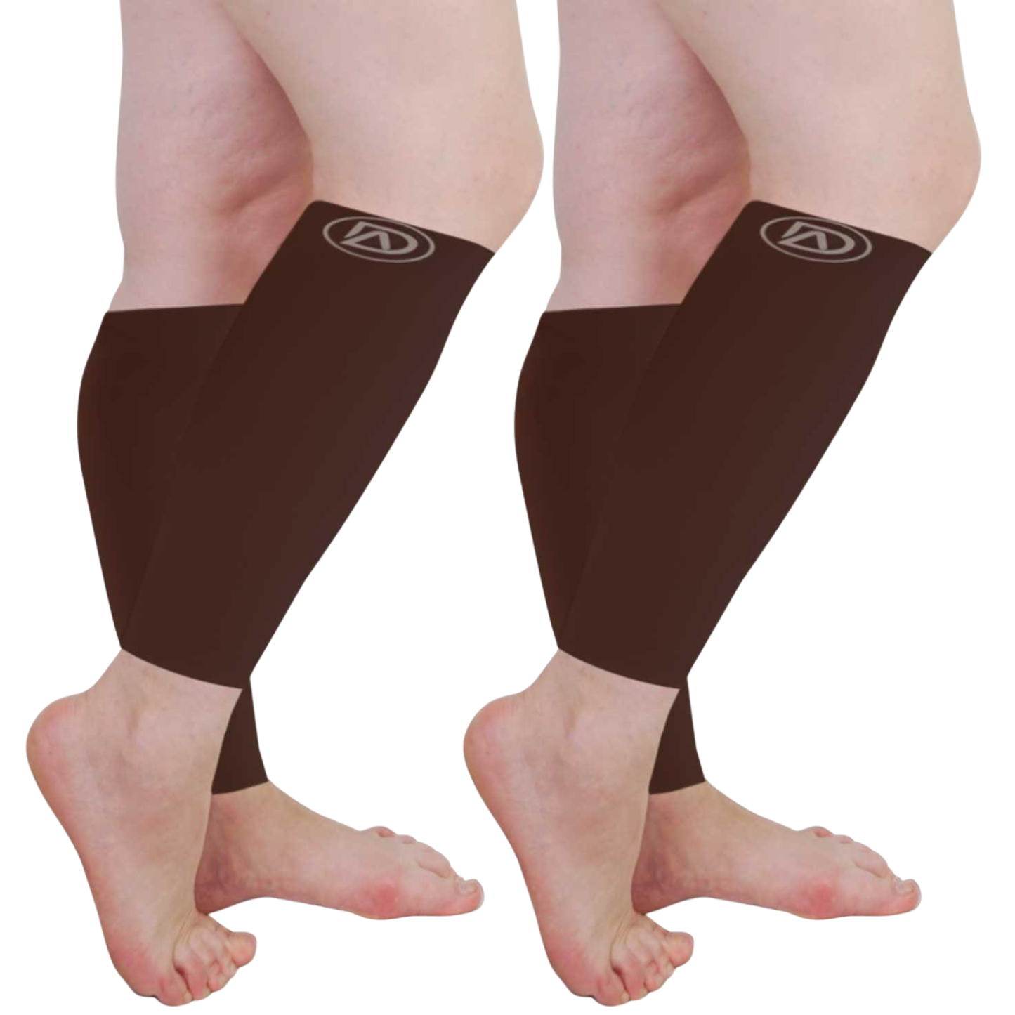 Plus Size Wide Calf Compression Sleeves 20–30 mmHg Multipack (2 Pairs)
