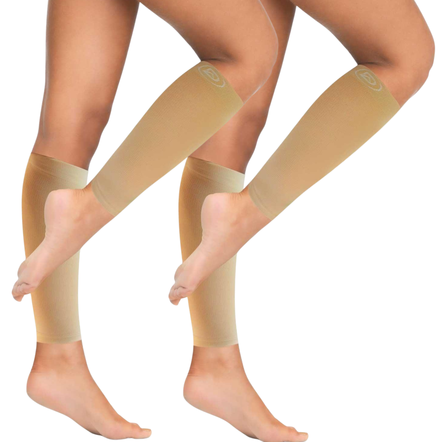 Plus Size Wide Calf Compression Sleeves 20–30 mmHg Multipack (2 Pairs)