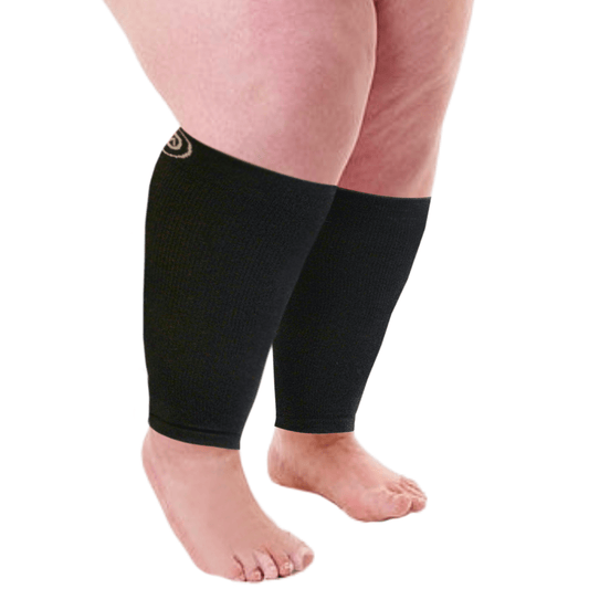 Plus Size Wide Calf Compression Sleeves 20–30 mmHg Multipack (3 Pairs)