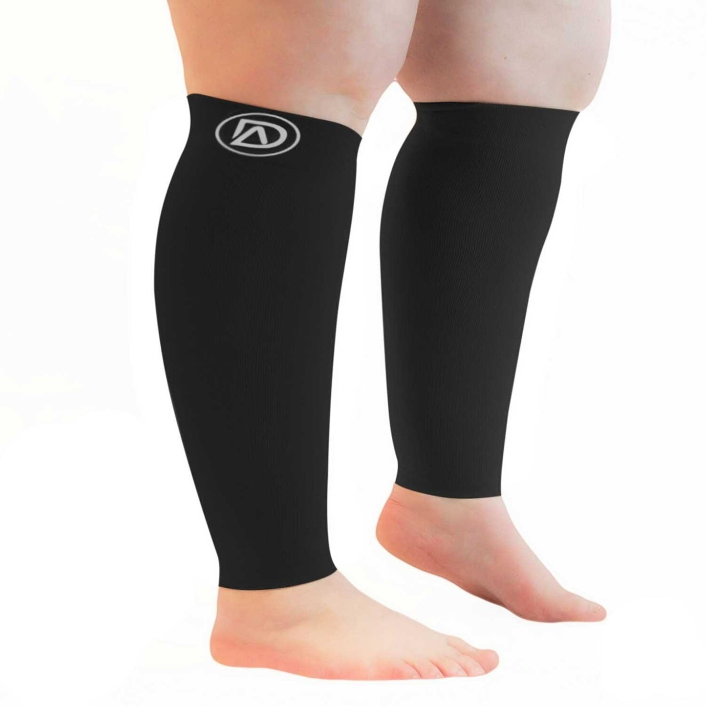 Plus Size Wide Calf Compression Sleeves 20–30 mmHg Multipack (3 Pairs)