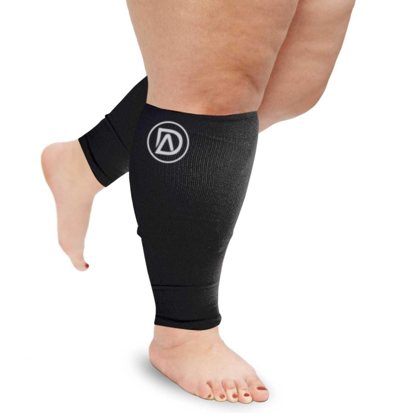 Plus Size Wide Calf Compression Sleeves 20–30 mmHg Multipack (3 Pairs)