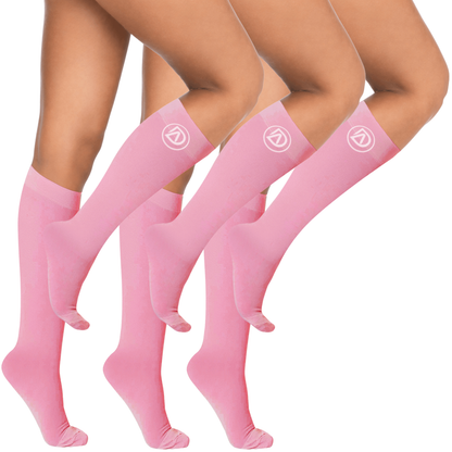 Plus Size Wide Calf Compression Socks 20–30 mmHg Multipack (3 Pairs)