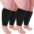 Plus Size Wide Calf Compression Sleeves 20–30 mmHg Multipack (2 Pairs)