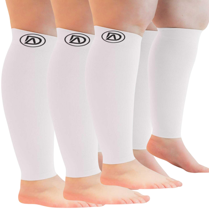 Plus Size Wide Calf Compression Sleeves 20–30 mmHg Multipack (3 Pairs)