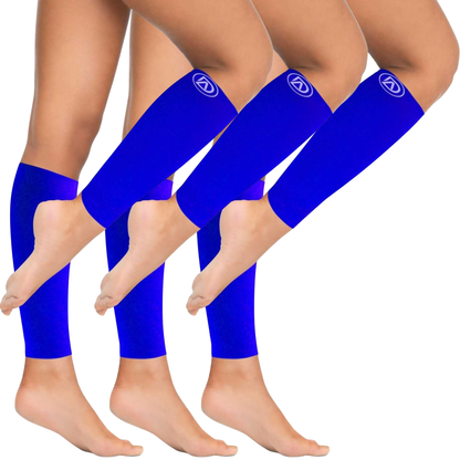 Plus Size Wide Calf Compression Sleeves 20–30 mmHg Multipack (3 Pairs)