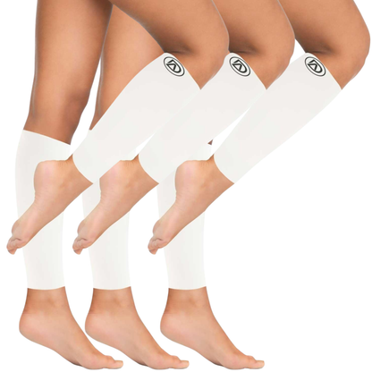 Plus Size Wide Calf Compression Sleeves 20–30 mmHg Multipack (3 Pairs)