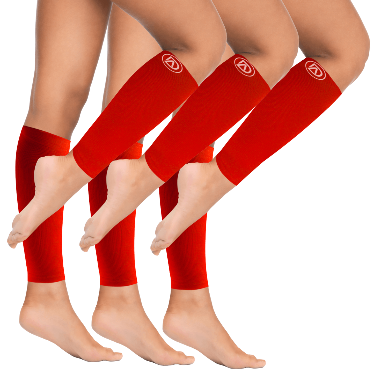 Plus Size Wide Calf Compression Sleeves 20–30 mmHg Multipack (3 Pairs)