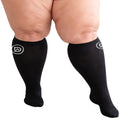 Plus Size Wide Calf Compression Socks 20–30 mmHg
