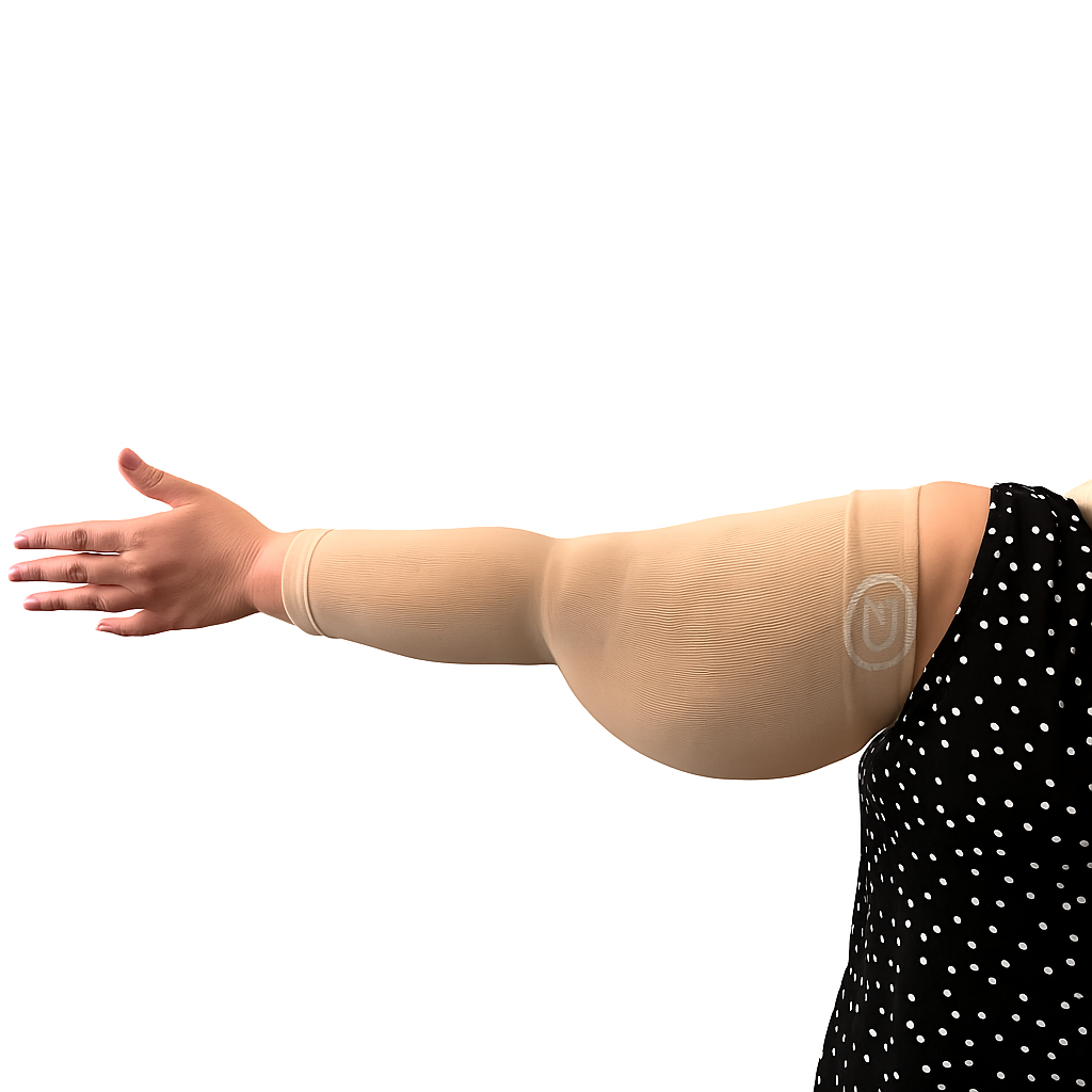 Dominion Active Plus Sized Compression Arm Sleeves 20-30 mmHg