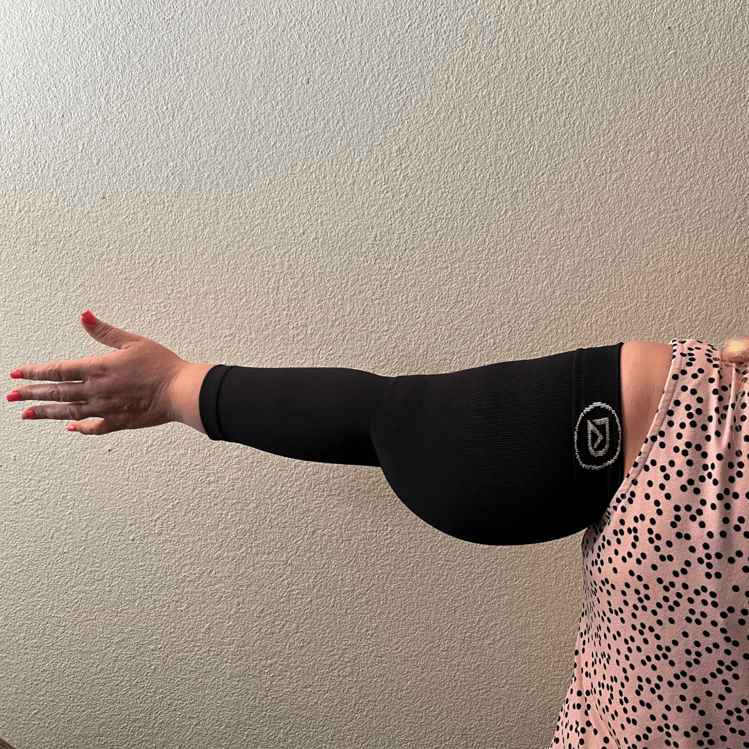 Plus Size Arm Compression Sleeves 20–30 mmHg