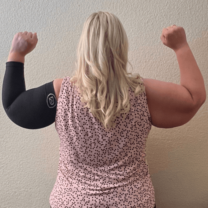 Plus Size Arm Compression Sleeves 20–30 mmHg