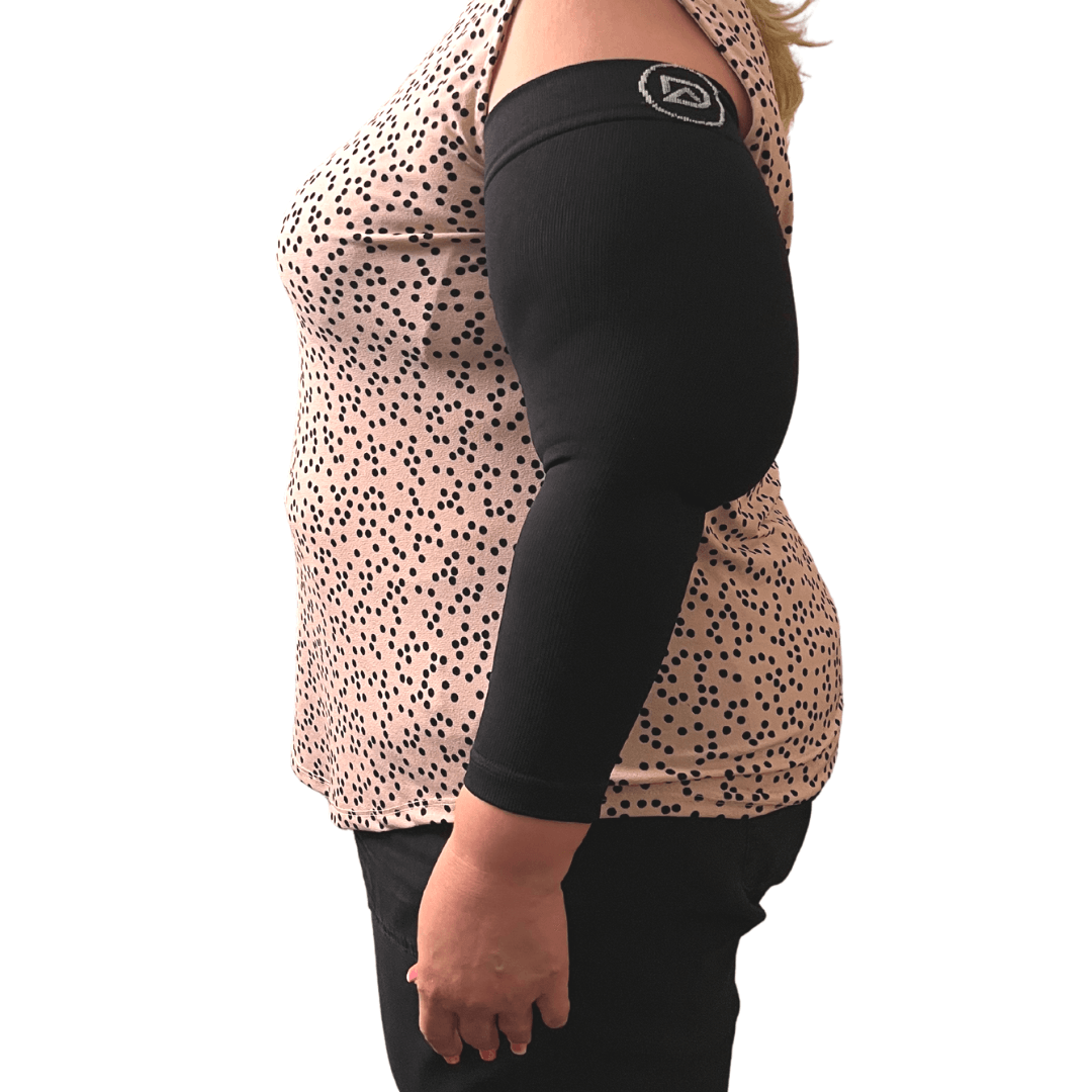 Plus Size Arm Compression Sleeves 20–30 mmHg