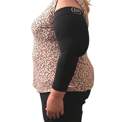 Plus Size Arm Compression Sleeves 20–30 mmHg