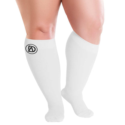 Plus Size Wide Calf Compression Socks 20–30 mmHg Multipack (3 Pairs)