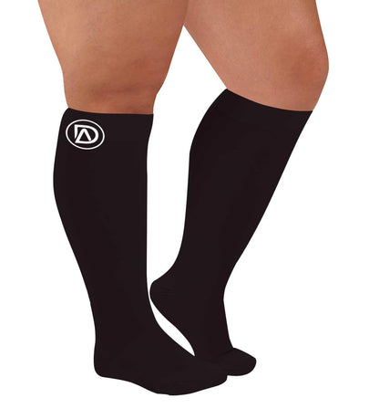 Plus Size Wide Calf Compression Socks 20–30 mmHg Multipack (3 Pairs)