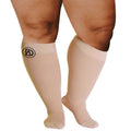 Plus Size Wide Calf Compression Socks 20–30 mmHg