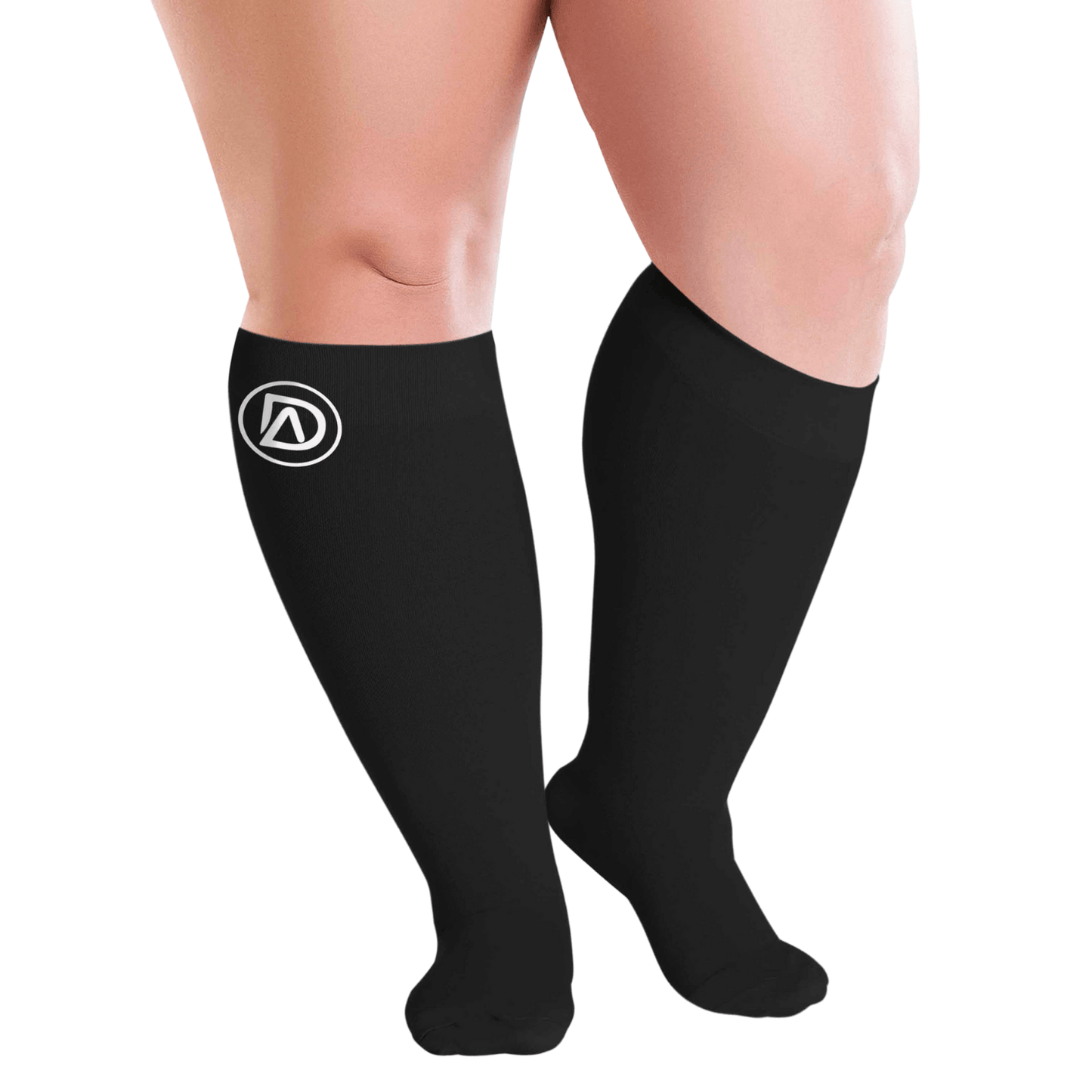 Plus Size Wide Calf Compression Socks 20–30 mmHg Multipack (3 Pairs)