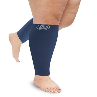 Plus Size Wide Calf Compression Sleeves 20–30 mmHg