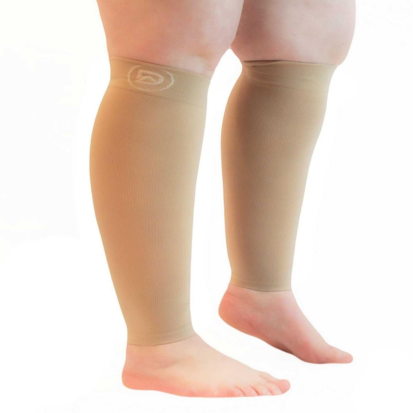 Plus Size Wide Calf Compression Sleeves 20–30 mmHg