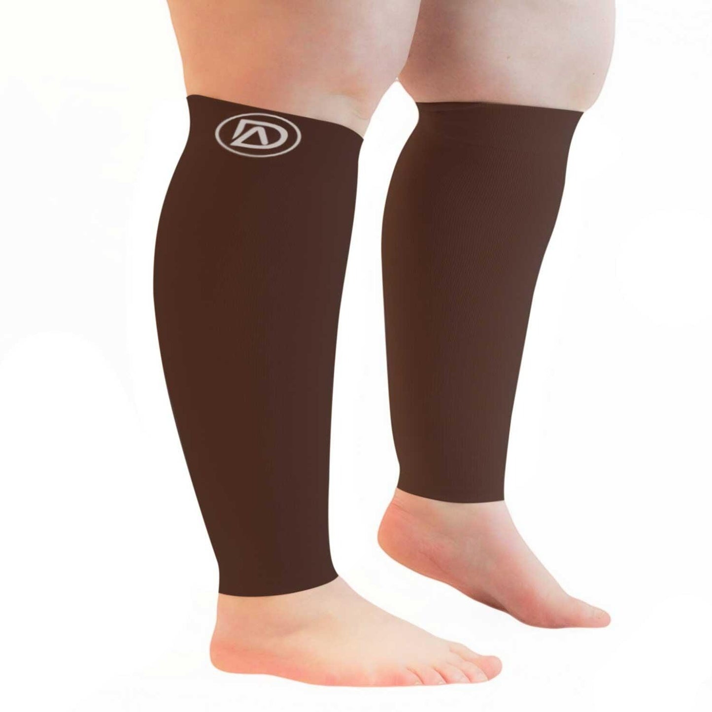 Plus Size Wide Calf Compression Sleeves 20–30 mmHg