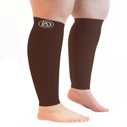 Plus Size Wide Calf Compression Sleeves 20–30 mmHg