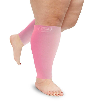 Plus Size Wide Calf Compression Sleeves 20–30 mmHg