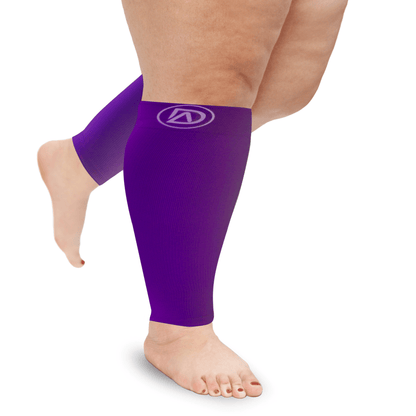 Plus Size Wide Calf Compression Sleeves 20–30 mmHg