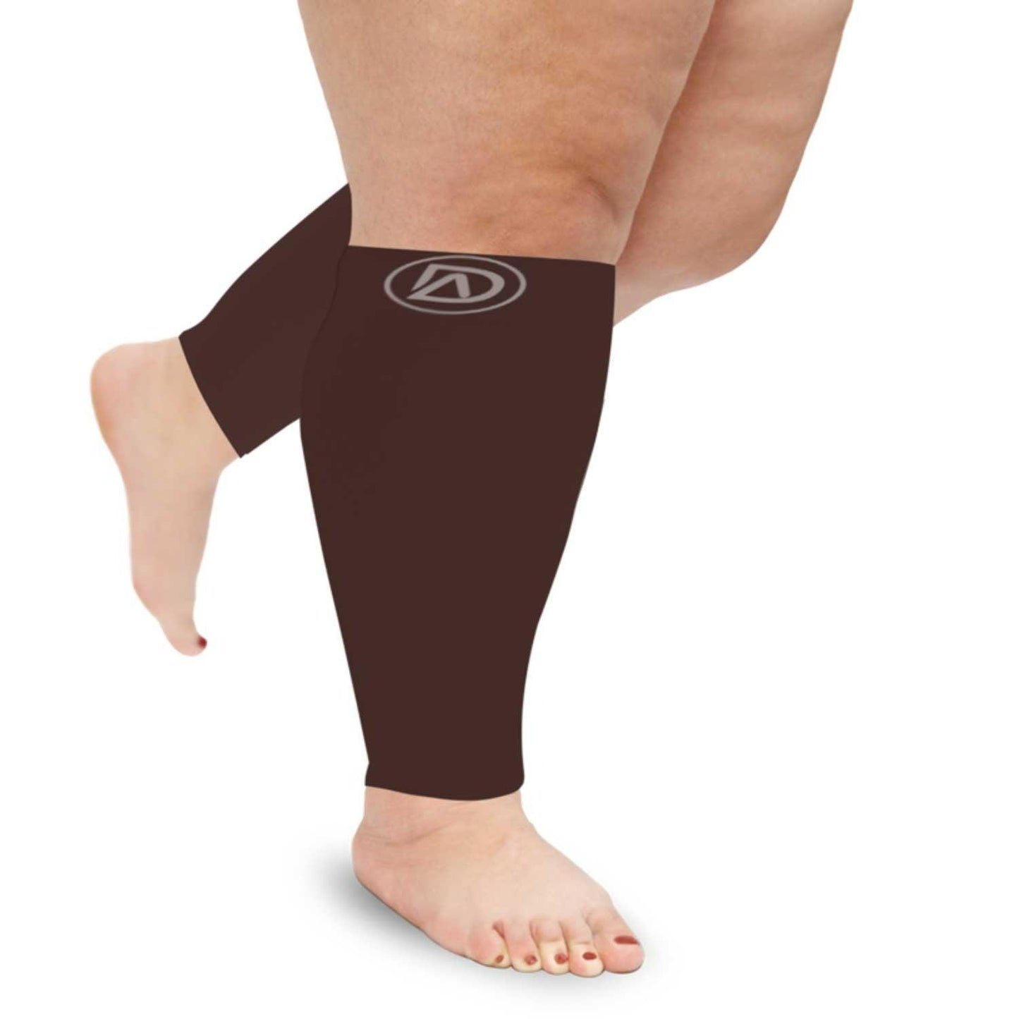Plus Size Wide Calf Compression Sleeves 20–30 mmHg