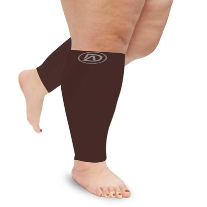 Plus Size Wide Calf Compression Sleeves 20–30 mmHg
