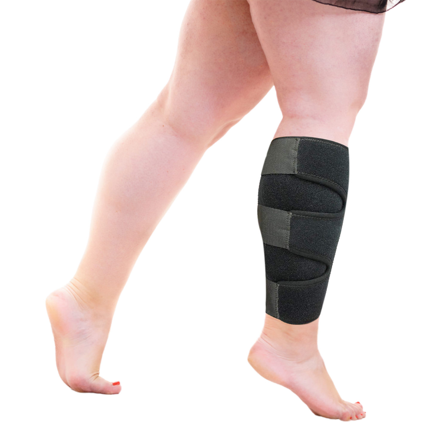 WIDE Calf Compression Sleeves Plus Size by Dominion Active 1 Pair 